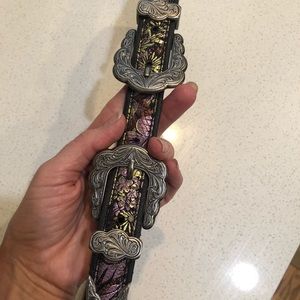 Freepeople double buckle western belt